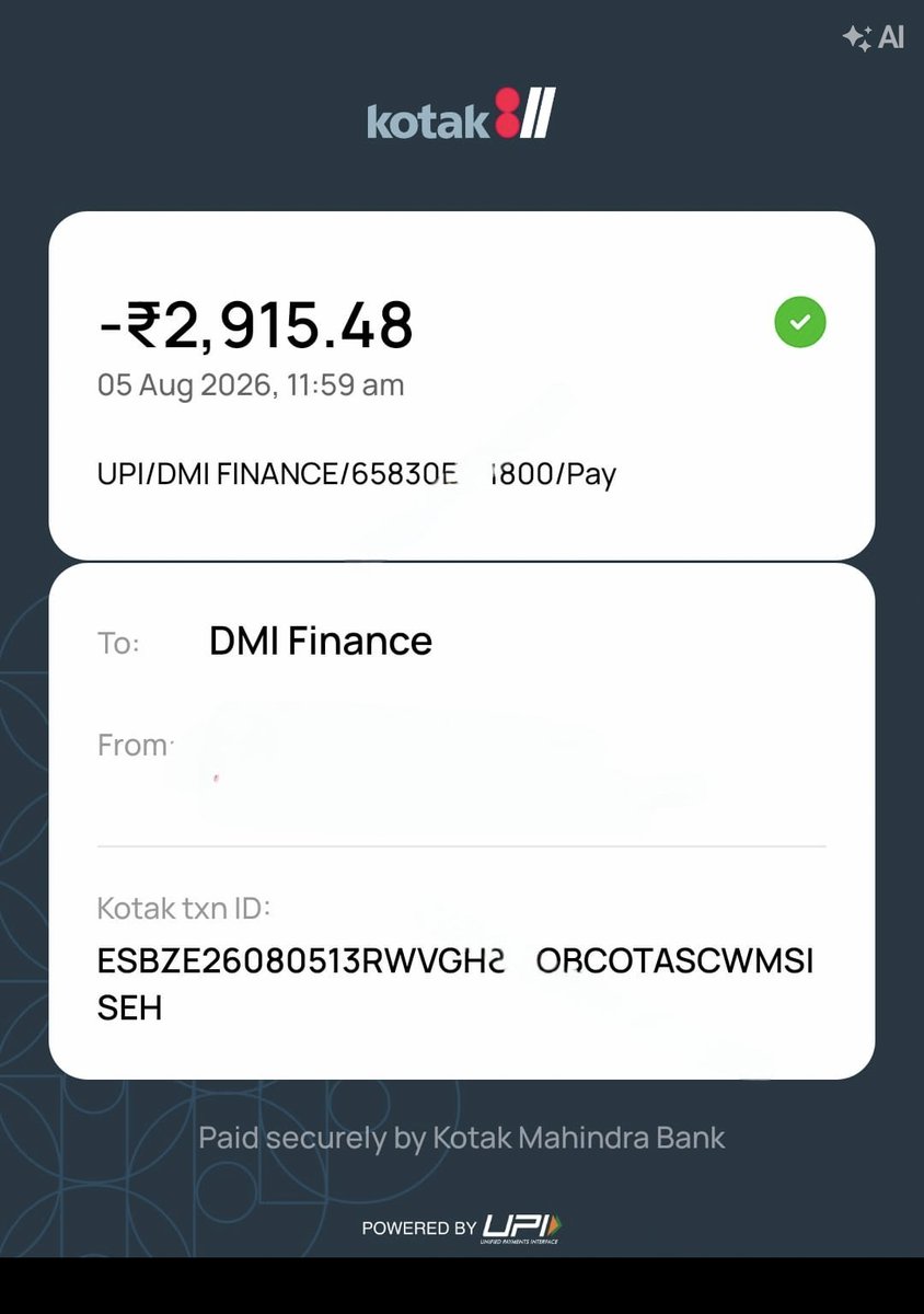 Tej26289's tweet photo. I made the payment on time, so could you please explain what these charges are for ? @DMIFinance . 
You are harrassed me , torcher me by ivr call and collection call. 
I'm going yo @RBI for your compliment. https://t.co/f95piOxDqi