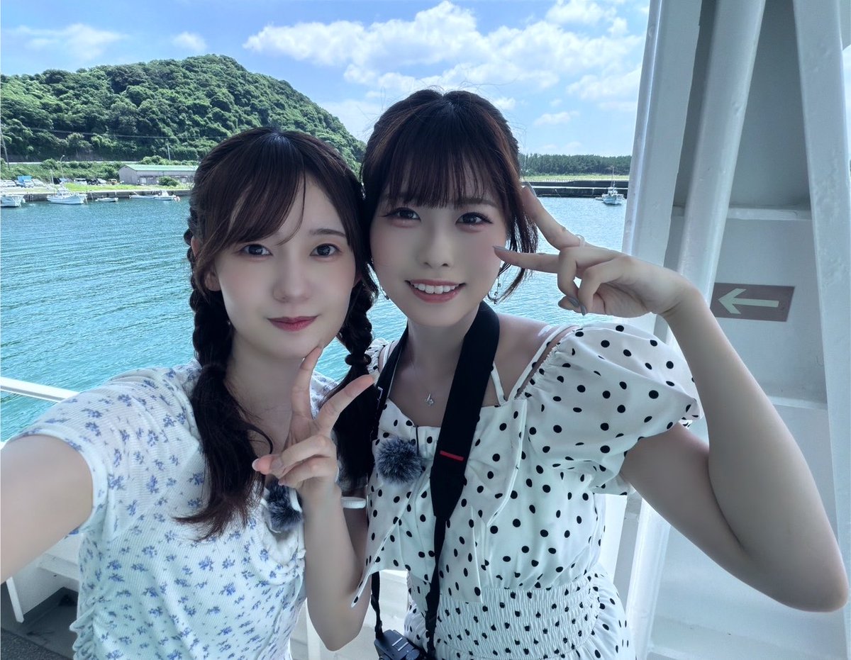 reina_kawamura6's tweet photo. フェリーの上でのみゃーとの思い出📷💕
#みやカメ https://t.co/aFoSPv7Nng