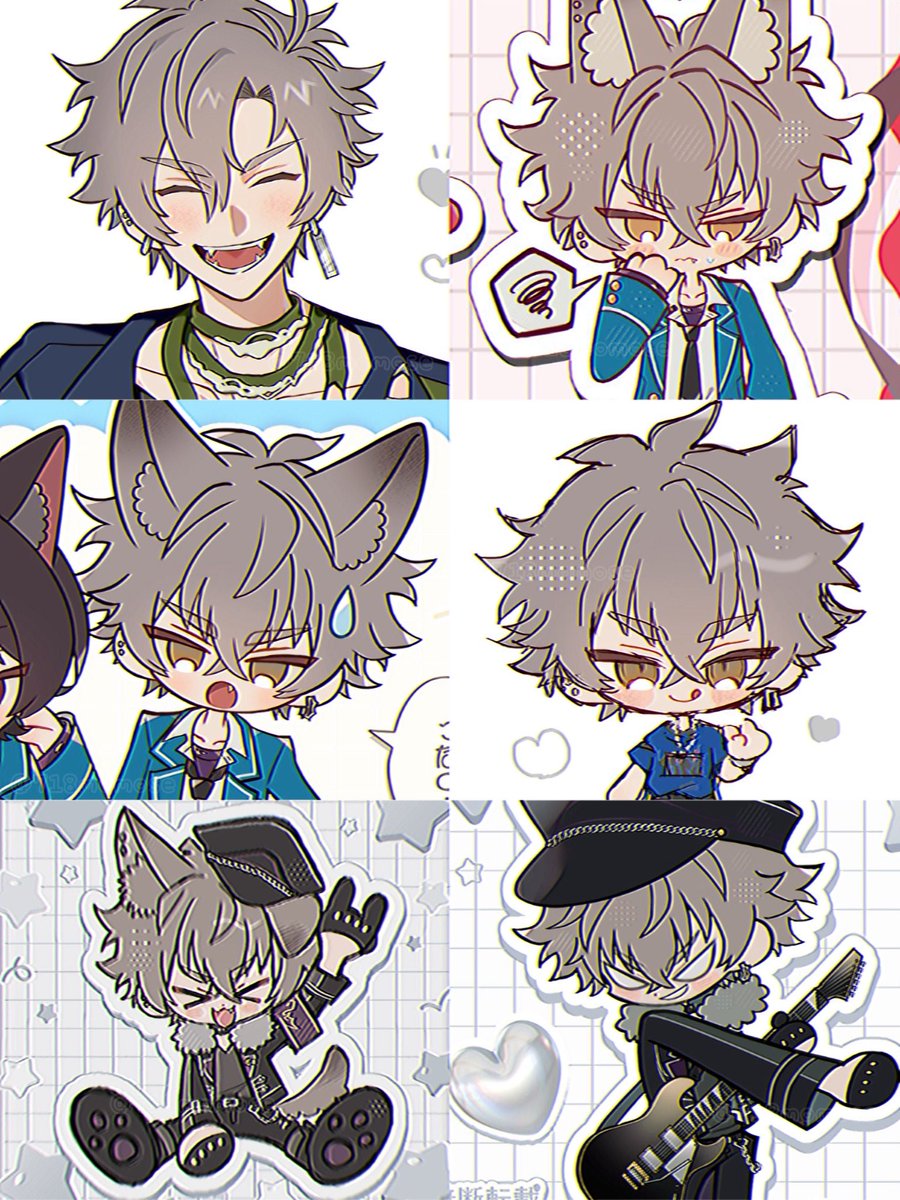 718momose's tweet photo. 晃牙詰め🎸🐺🩶 https://t.co/T9frnbmfjL