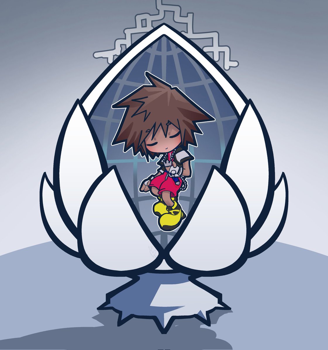 thirdofheart's tweet photo. artwork for a sora kh2 pod shaker charm I made for myself
#sora #kingdomhearts https://t.co/ThmM3Bh1dB