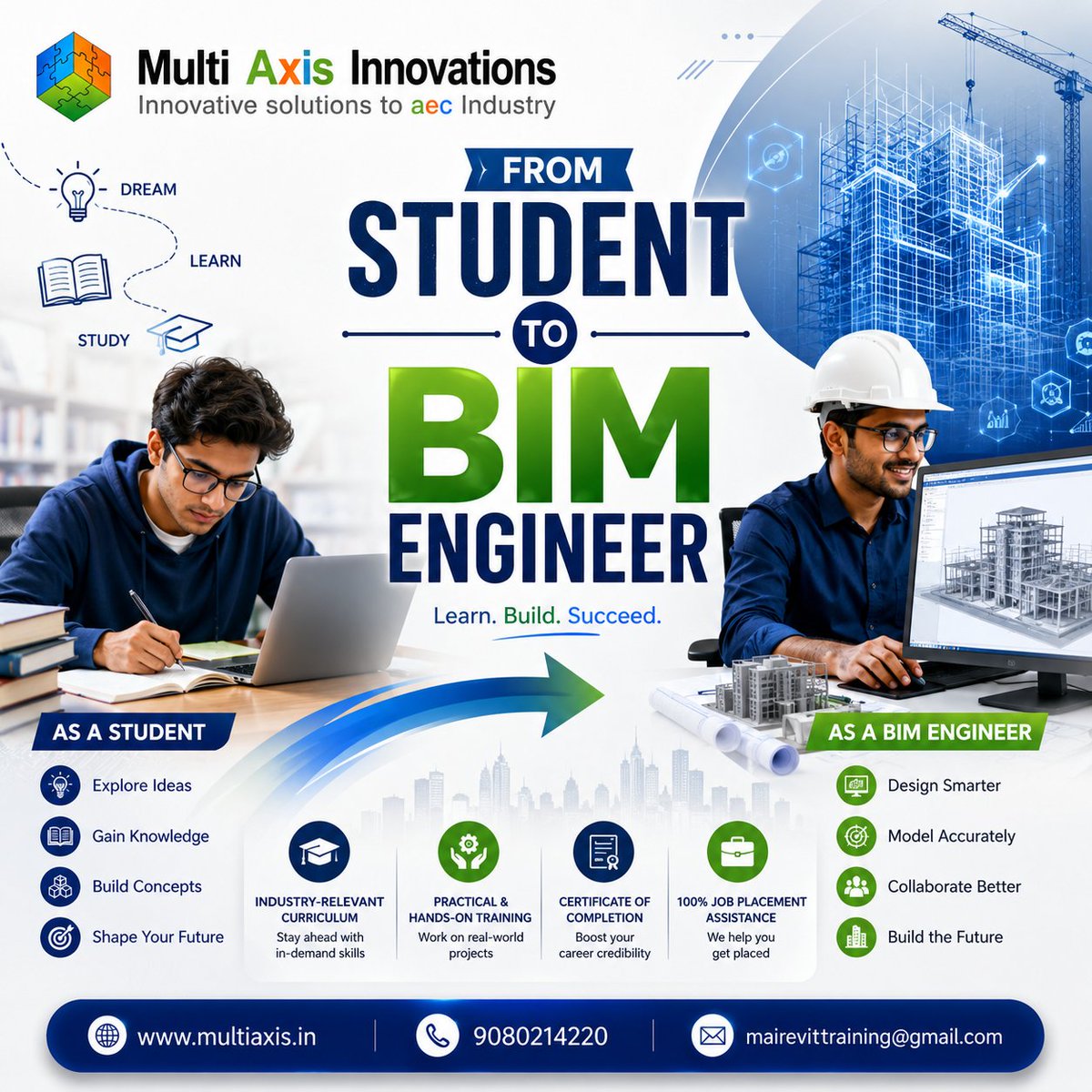 multiaxislox's tweet photo. Turn Your Learning Into a Successful BIM Career!

📞 Call Now: 9080214220
🌐 https://t.co/kSoafjUUHd
#MultiAxisInnovations #BIMTraining #BIMEngineer #BIMCourse #BIMCareer #BIMModeling #RevitTraining #RevitArchitecture #AECIndustry #BIMSkills #EngineeringCareer #BIMJobs https://t.co/wWLEjfctMD
