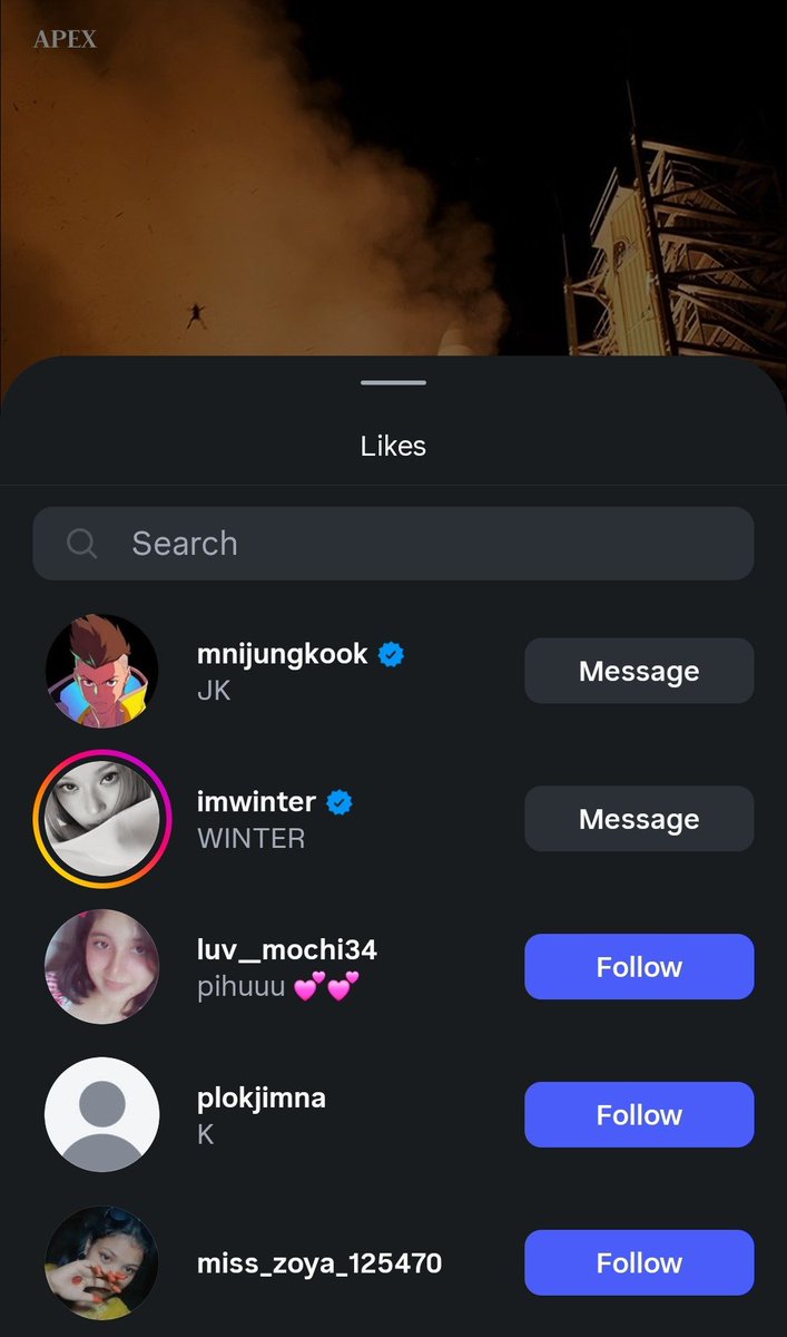 gangajiIdeuI's tweet photo. Omg yesterday jungkook liked and reposted this post and Today winter liked the same post

Oh winkook 🤭 https://t.co/JY4kCOLwCJ