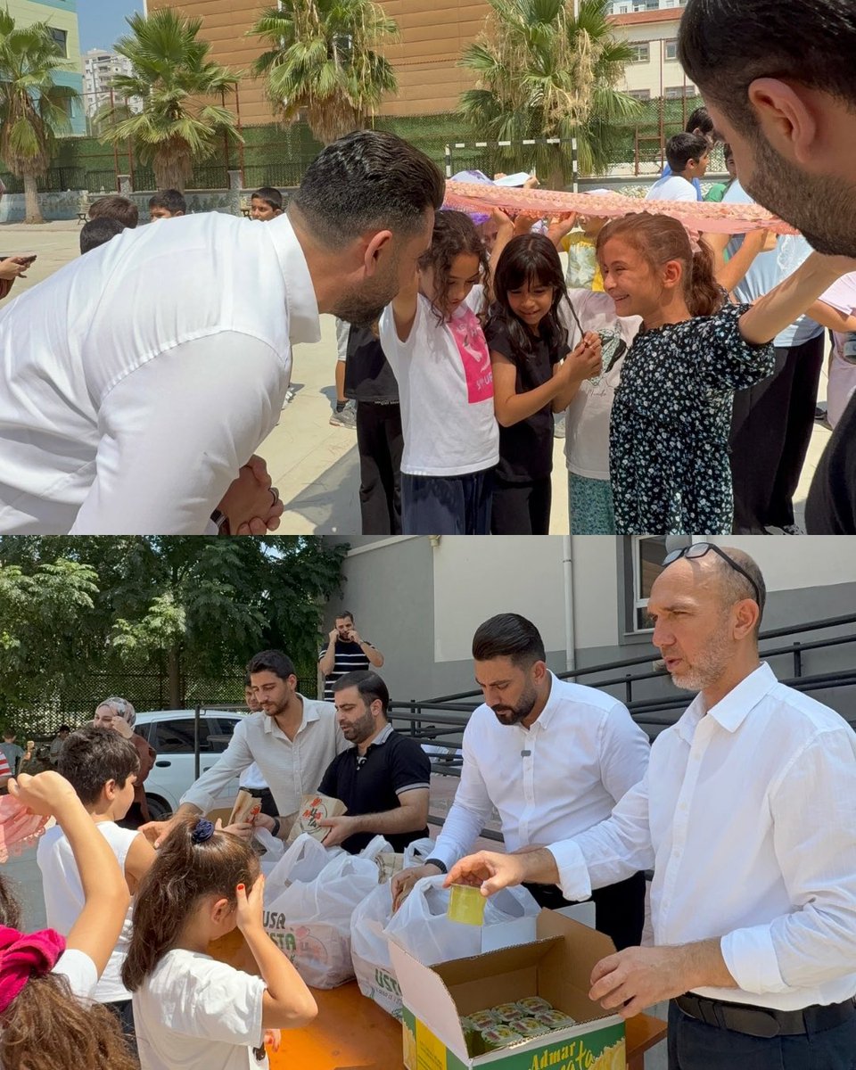 akincemal's tweet photo. 📍Çukurova 

Çocuklarımızın neşesi, geleceğimize dair umudumuzdur. 

TÜGVA İl Başkanımız Muhammed Cihad Ünsal ile birlikte TÜGVA Yaz Okulu kapsamında Mehmet Tal Ortaokulumuzda kıymetli yavrularımızla bir araya geldik.

Güzel sohbetlerine ortak olduk, birlikte keyifli vakit geçirdik ve küçük ikramlarımızla mutluluklarına ortak olduk.

Her birinin yüzündeki tebessüm bizler için en güzel karşılık. Rabbim yollarını açık, yarınlarını aydınlık eylesin. 

@omerrcelik @abuyukgumus @avmustafaozkan @KaramikSunay @abdullahdogru01 @farukaytek