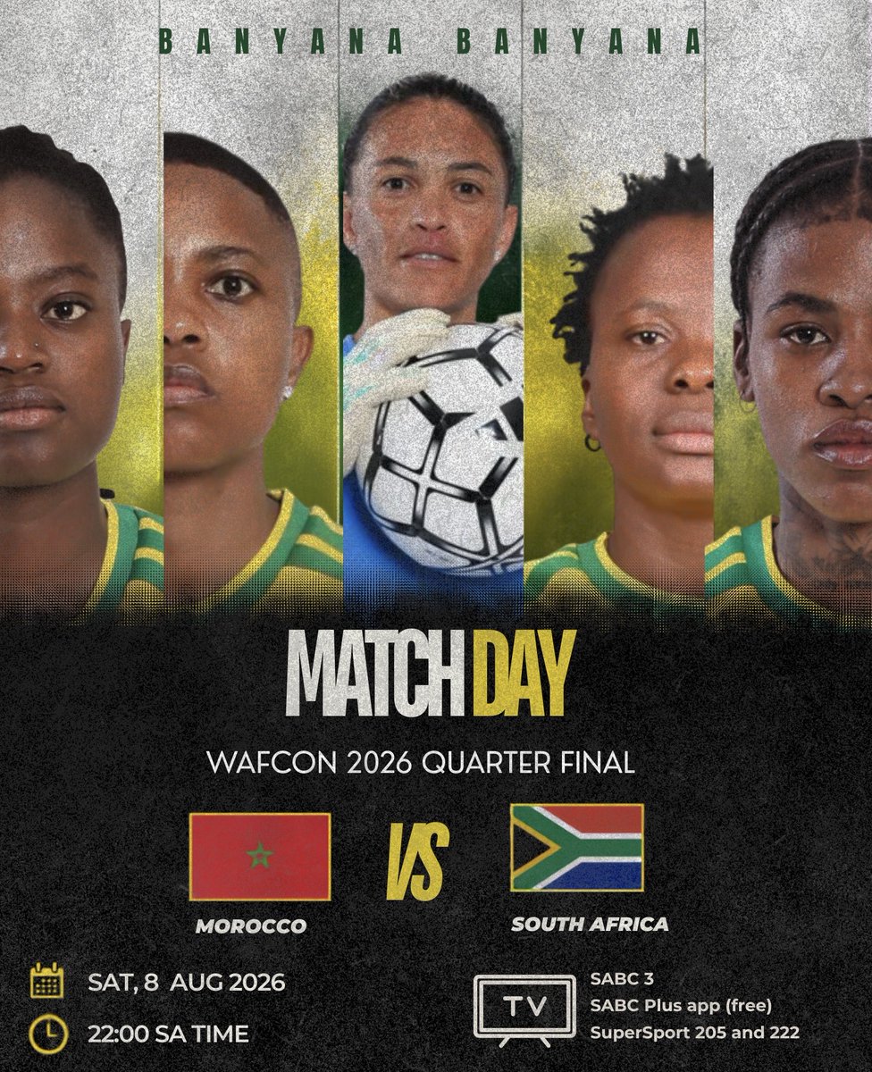 LitSego's tweet photo. VERY VERY big match day. 
Let’s get behind the girls. 🇿🇦💞 https://t.co/xXJgjUyJx3