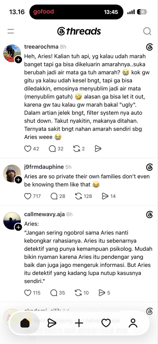 jiffanyyoung's tweet photo. heran bgt tiap buka sosmed mana pun jadi isinya aries semua https://t.co/CyPF8rxYOF