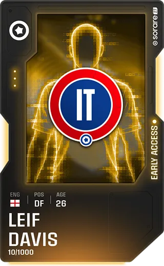 yorkiewill's tweet photo. 🎉Giveaway🎉

🏆Premier League Inseason🏆

Giving away a limited Inseason Leif Davis card🤯

Did really well last time he was in the Prem, a standout performer for Ipswich👍

To Enter👇

1⃣Follow @yorkiewill 
2⃣Like & Retweet
3⃣Comment the greatest Prem player of all time👀

#sorare #sorare27