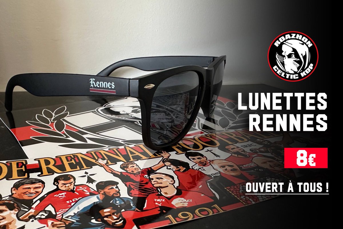 RCK1991's tweet photo. Équipez vous pour l’été !

Matos disponibles au lokal : 
- Pochette de nouveaux stickers 
- Réassort des lunettes de soleil
- Satin 35 ans RCK https://t.co/pwDLeAOWOa