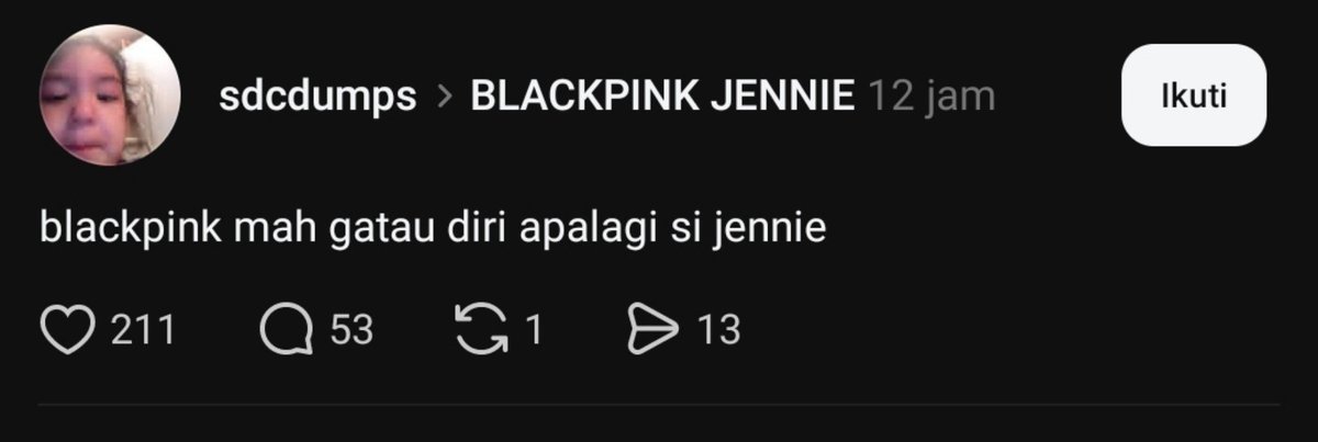 hypebleasy's tweet photo. Jennie bikin surat panjang salah
Jennie pake kata "Me", "I" di suratnya juga salah
Jennie bilang terimakasih salah
Jennie udah pulang ke Korea duluan juga salah
Posisi Jennie dan member lain padahal sama tapi dibilang palinh ga tahu diri Jennie
Sebusuk itu ya ternyata pandangan blink ke Jennie🙂