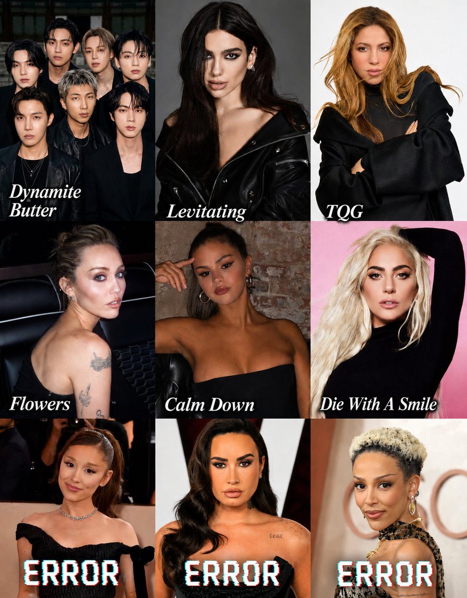 Dua_1ipa's tweet photo. Some artists with the most songs over 1 billion views on Youtube this decade: https://t.co/S78p8HmPjJ
