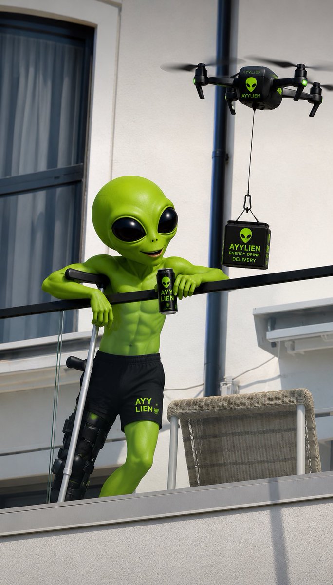 Sussker's tweet photo. @mcgregorufc22 @TheNotoriousMMA Forget Uber Eats. AYY LMAO gets it delivered by UFO technology. 👽🚁😂 https://t.co/F9TGmxcwdB