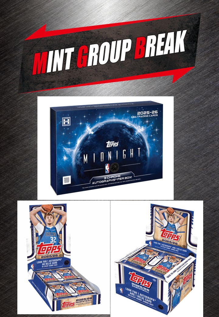 NBA 2025-26 TOPPS MIDNIGHT BASKETBALL + NBA 2025-26 FLAGSHIP