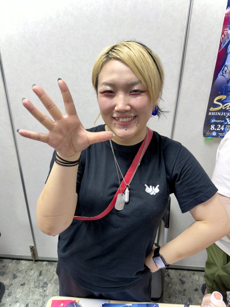 ko_pw_a's tweet photo. 2026.8.8 後楽園ホール
今月13試合あるうちの5試合目って伝えちゃったけど、6試合目終わり！
#マーベラスプロレス
#青木いつ希 #ショーンキャプチャー https://t.co/mXYUCnKvVb