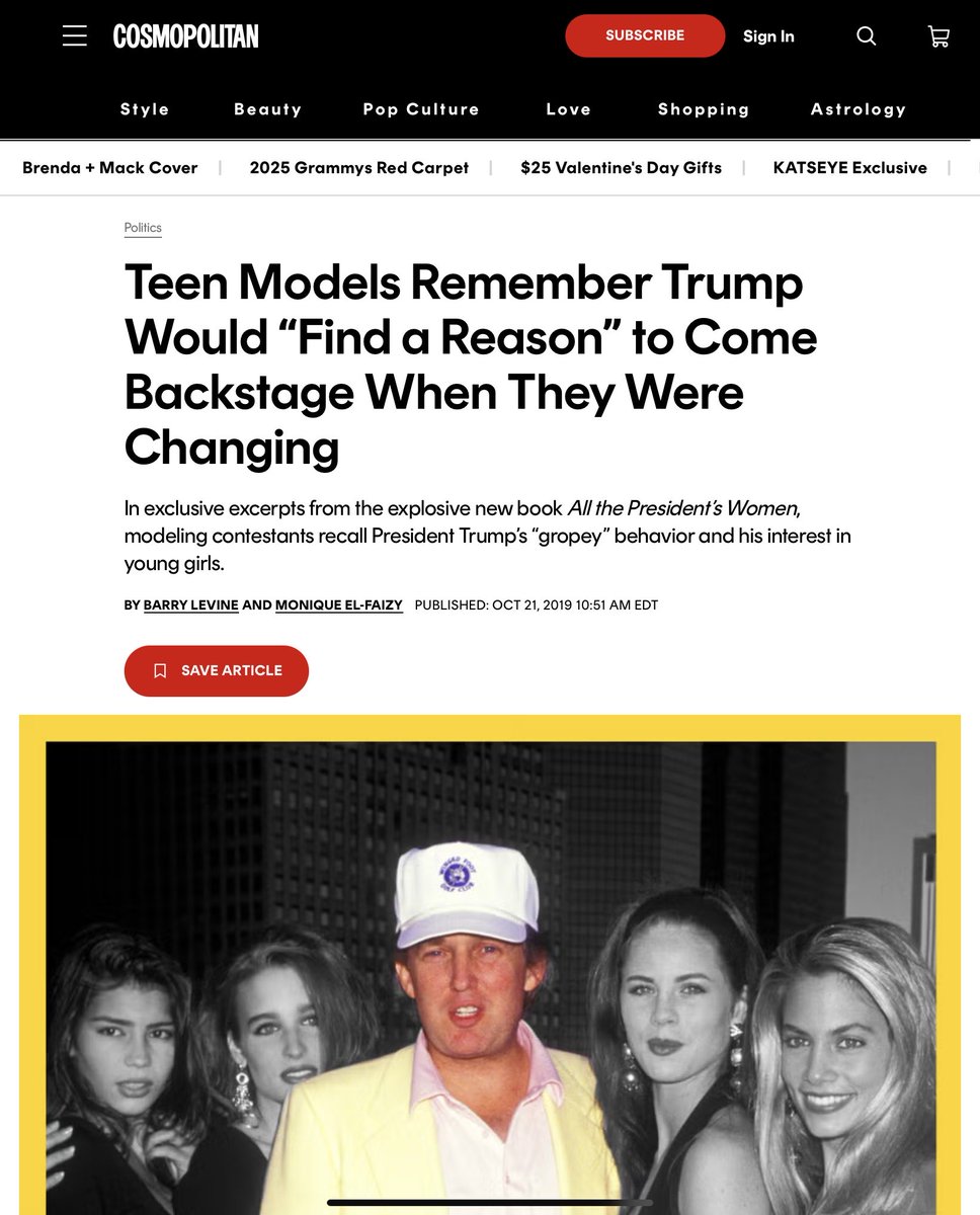 RMcA45's tweet photo. @PeggySue1_1958 @SenRandPaul @doj Oh look, 45 year old rich real estate developer Donald Trump is eying up a teenager. 🤢 the average age of these minors was 15 years old. https://t.co/5mY2OXM0m6