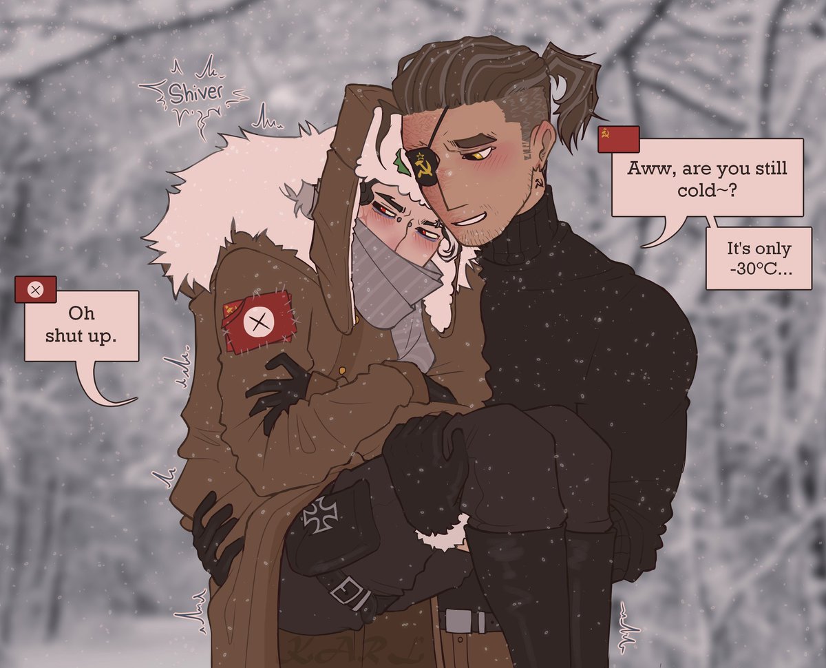 _KarlerJunior's tweet photo. Not everyone is a fucking polar bear, Soviet 😡
 #artmoots #countryhumans #countryhumansUSSR #reichsov #countryhumansSovietUnion #countryhumansThirdReich https://t.co/qopNrUcyP9