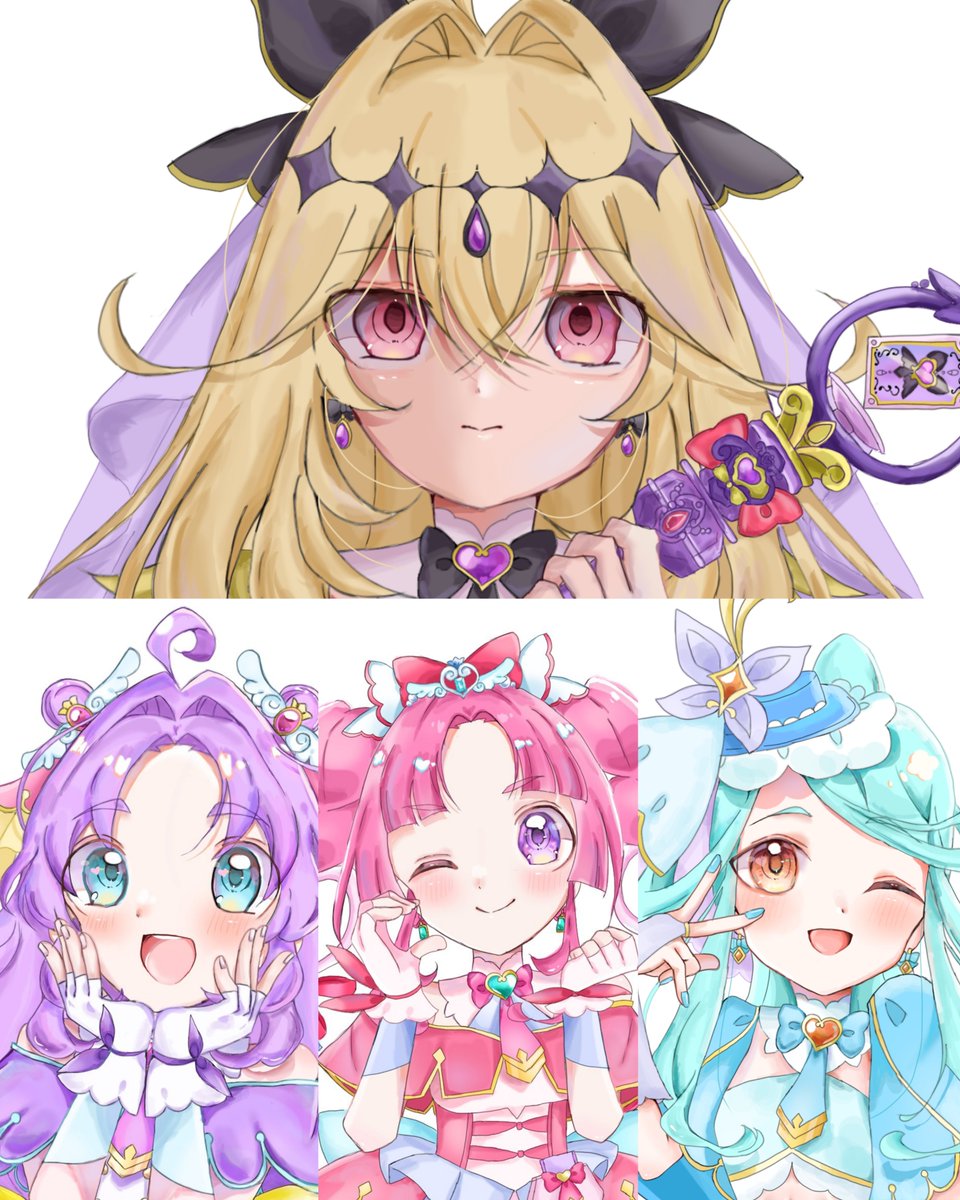 chiiota_illust's tweet photo. 全員描けました！！
#precure
#たんプリ https://t.co/PU7IRBpHIf