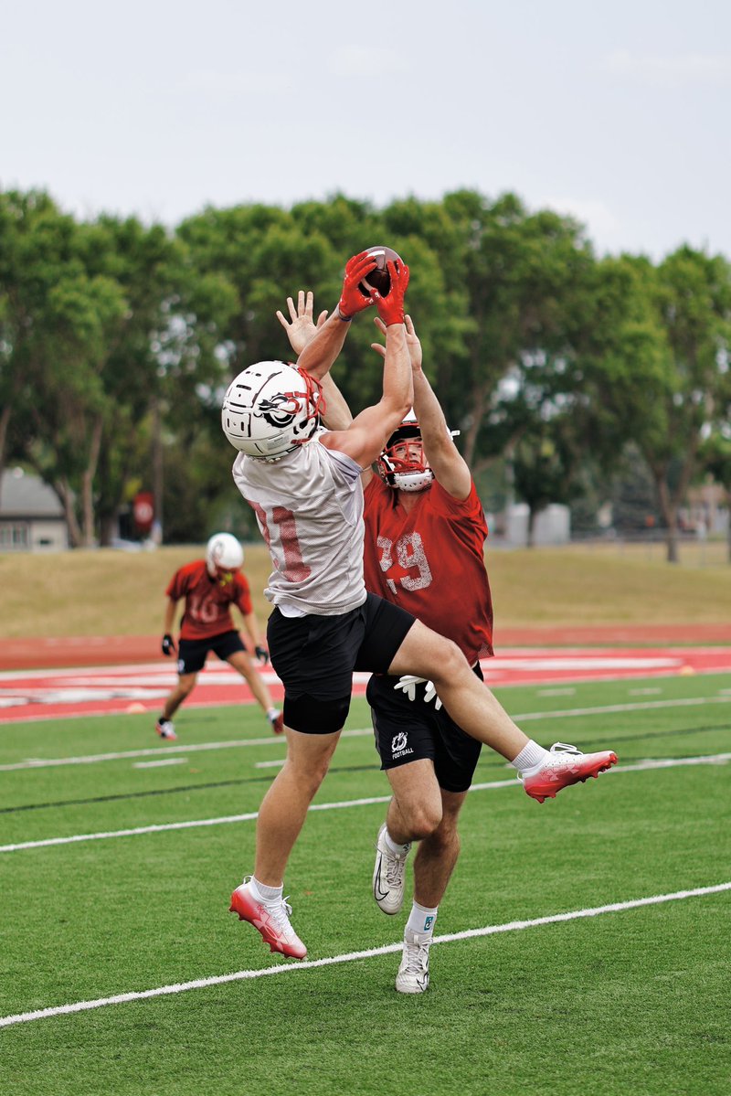 msum_football's tweet photo. Week one complete ✅ #MSUMFB https://t.co/WpQQzEgpny