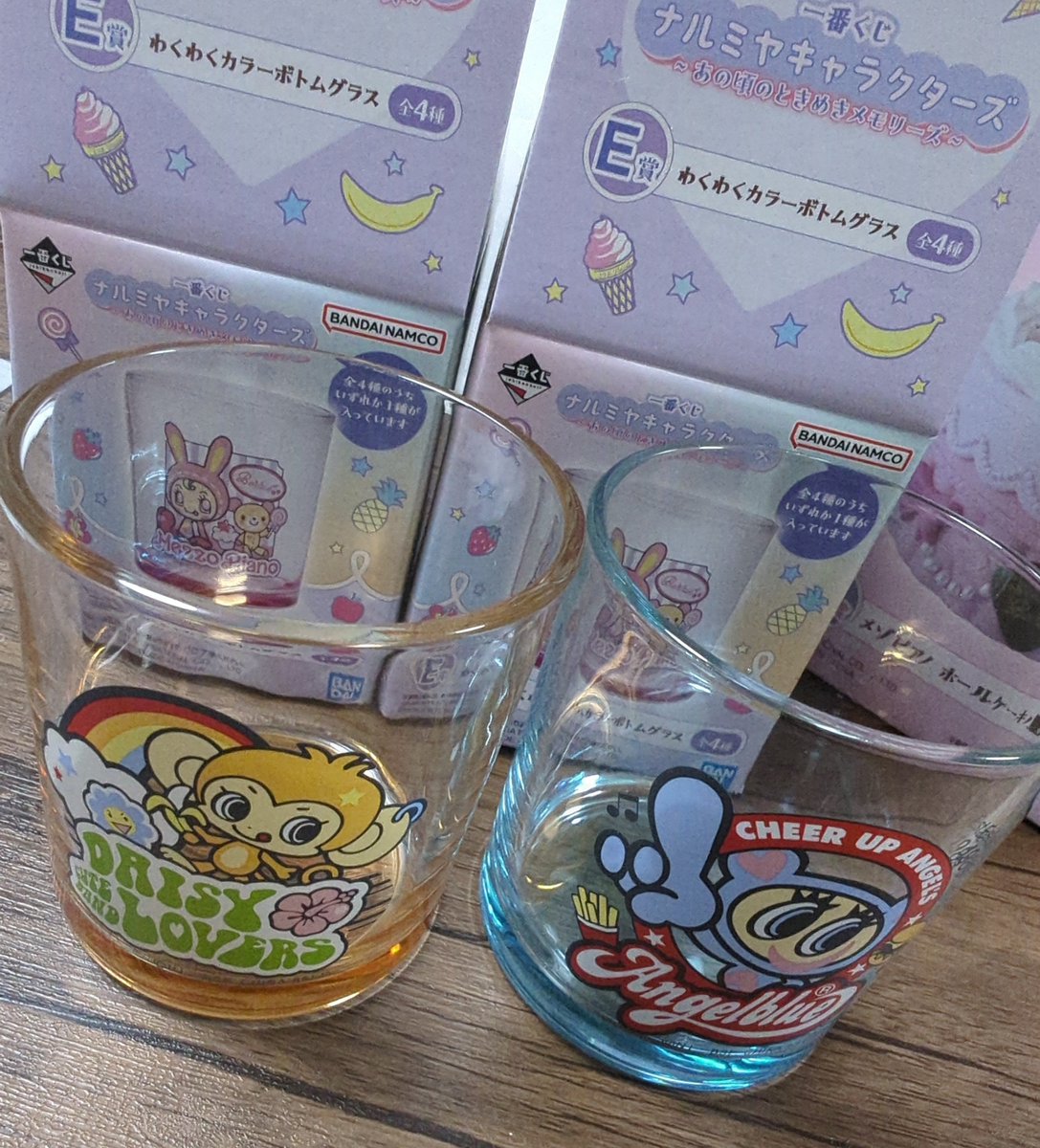Kuuusuke125's tweet photo. 一番くじ ナルミヤ キャラクターズ 
～あの頃のときめきメモリーズ～   交換

譲 ）Ｅ賞わくわくカラーボトムグラス
デイジーラバーズ ルッキー
エンジェルブルー ナカムラくん

求 ）同賞メゾピアノ、ポンポネット

こちら郵送又は都内手渡し希望です。
検索からでもお気軽にお声掛けください🙇‍♀️ https://t.co/r13NadddIJ