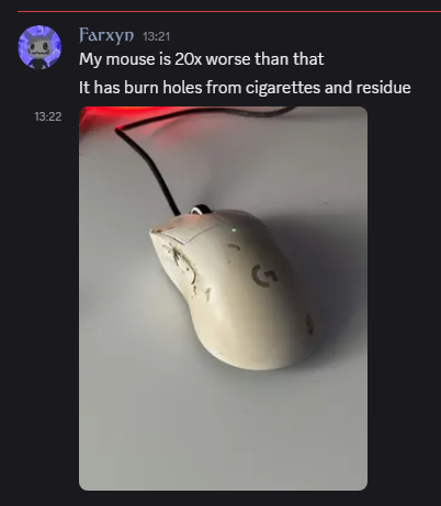 occsu7's tweet photo. We all had that one legendary mouse with shit stains on it https://t.co/3umyxCciK3