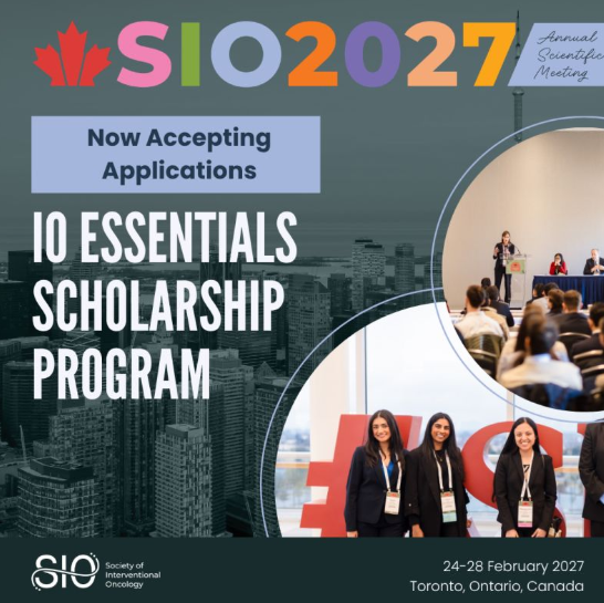 IR_Pathway's tweet photo. A wonderful scholarship opportunity for medical students, residents and early career interventional radiologists to attend the SIO meeting in Canada

Details &amp; application:
https://t.co/QJpOPcPNQA

Don't miss this one!

#irpathway #IslamElhelf #interventionalradiology https://t.co/OazBjH11Ha