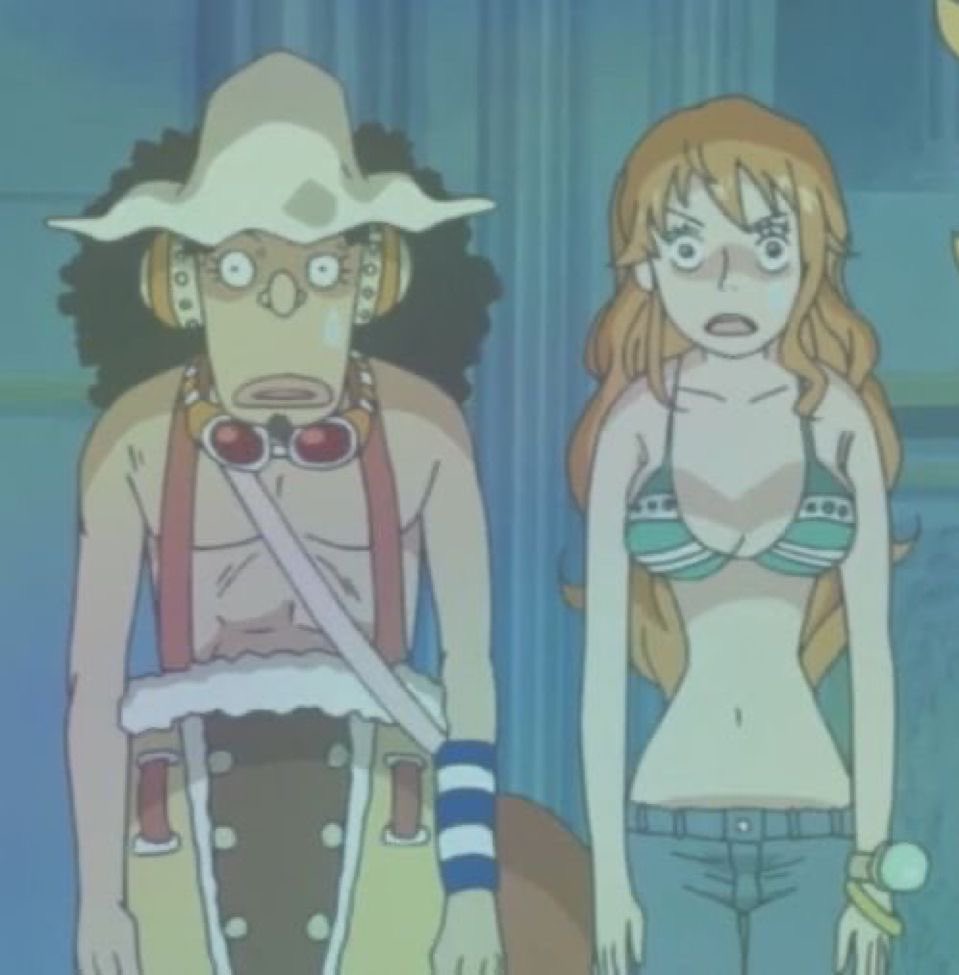 radiobuster's tweet photo. today i am thinking about nami &amp; usopp... https://t.co/8NaIyBeWdO