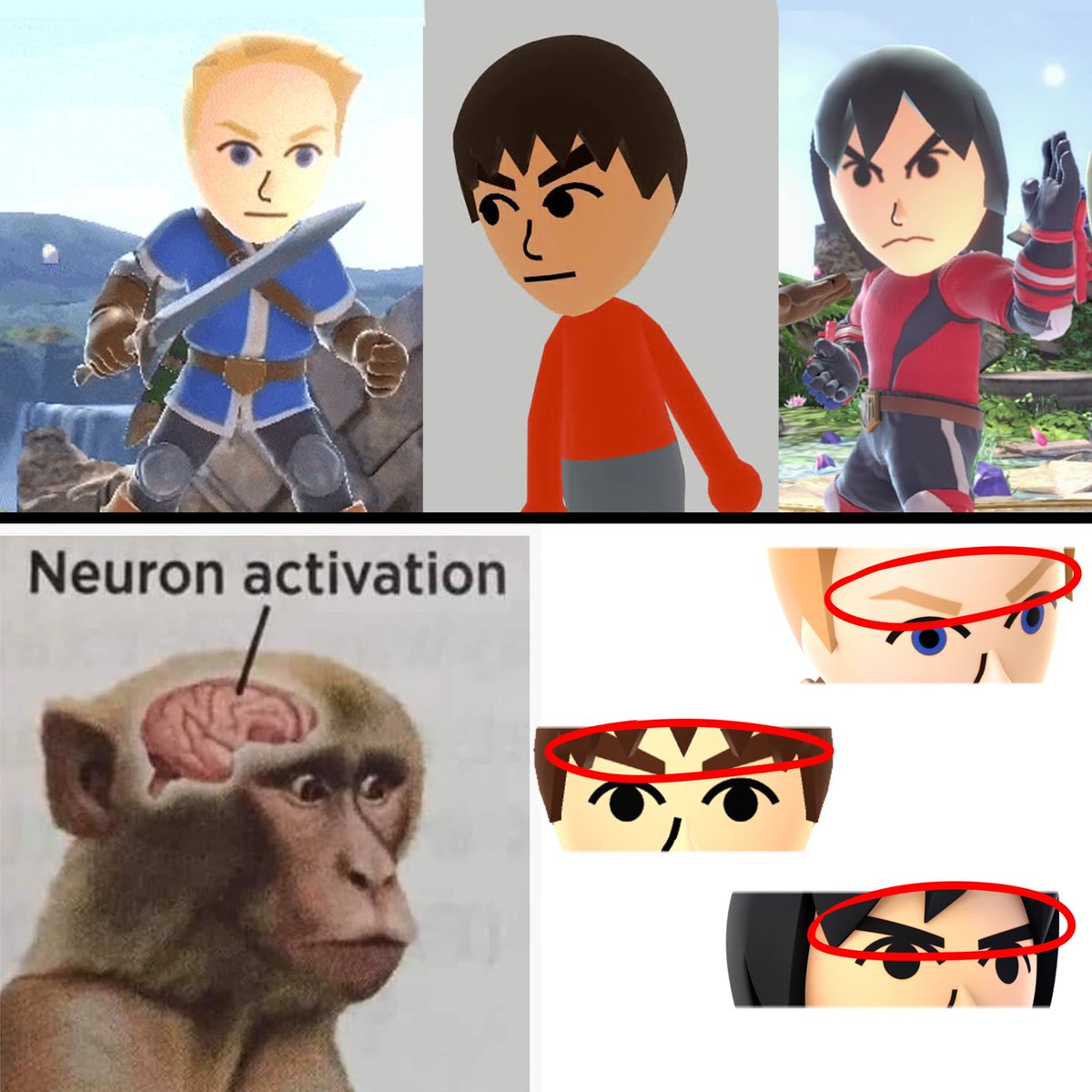 AndDonka's tweet photo. Ignore this. It's just a stupid meme I made.
#mii #ssbu #meme #defaultmii #Miibrawler #MiiSwordfighter https://t.co/Z1bsCGVgOU