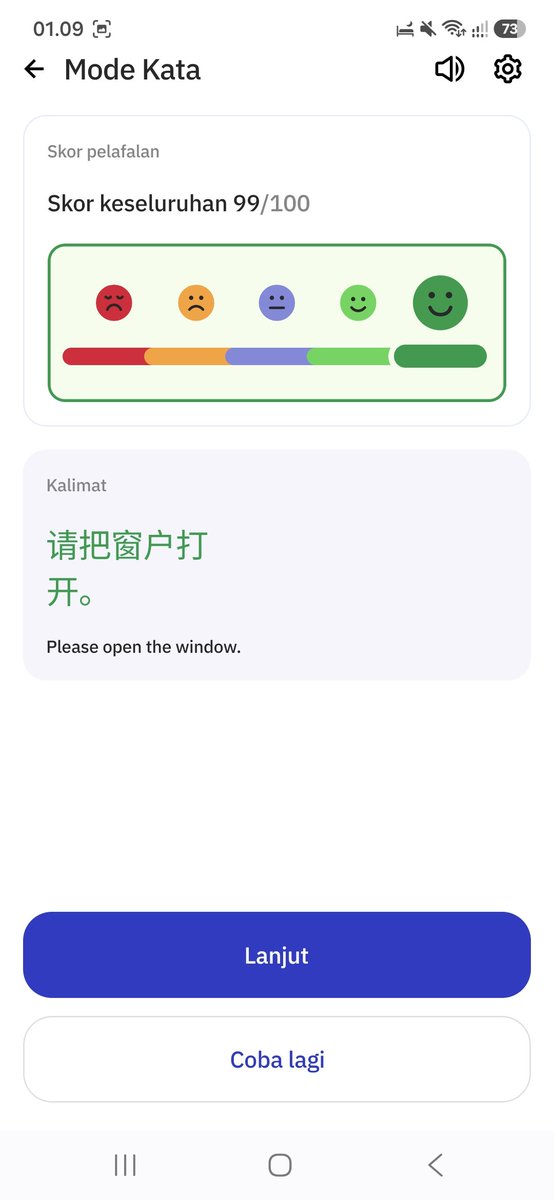 Learn7770's tweet photo. Day 1! Aplikasi ini khusus buat speaking Mandarin. https://t.co/wMbCCf65d1