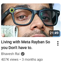 NeoUnlockd's tweet photo. Just discovered @iBhaveshRai and watched his RayBan Meta video-genuinely impressed.The storytelling, shots, overall presentation and the amount of thought behind every shot are 🔥

In a sea of tech videos with overdone facial expressions, this feels refreshingly well-crafted
👇 https://t.co/CyeeVPBhNB