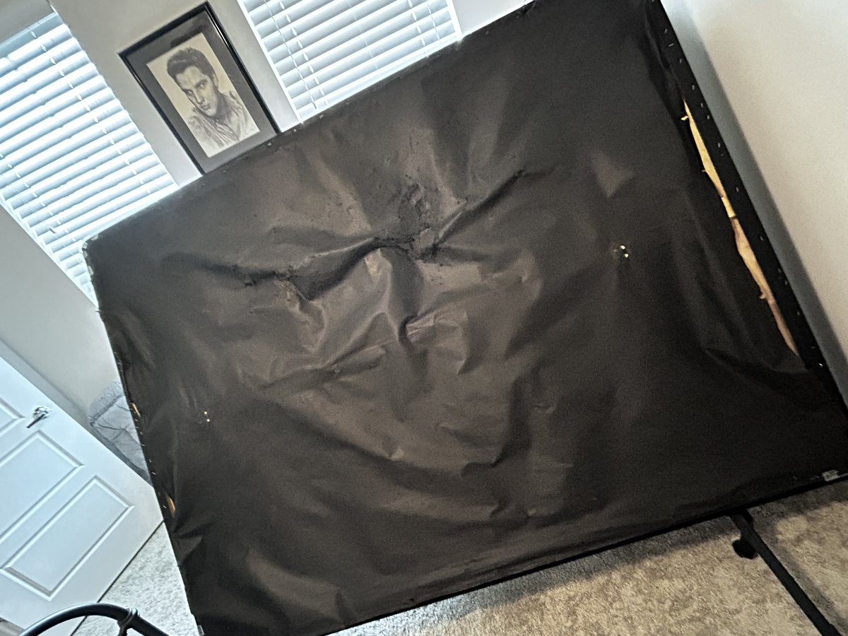 kellyannelu's tweet photo. My mischievous kittens gave me a project to do today. They ripped up the boxspring and chewing at the wood inside. So I am attempting to fix it. I’m thinking I can staple a heavy sheet to the bottom
#Kittenlife https://t.co/H9DaRz8EkD