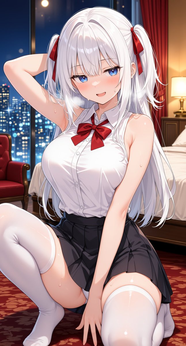 IngroAlonso's tweet photo. Woke up feeling a little extra confident today 🖤 What do you think of this mood? #NSFW #AIGirl #AIArt #VirtualMuse #AnimeGirl 🎉 https://t.co/H2H4mfb6mA
