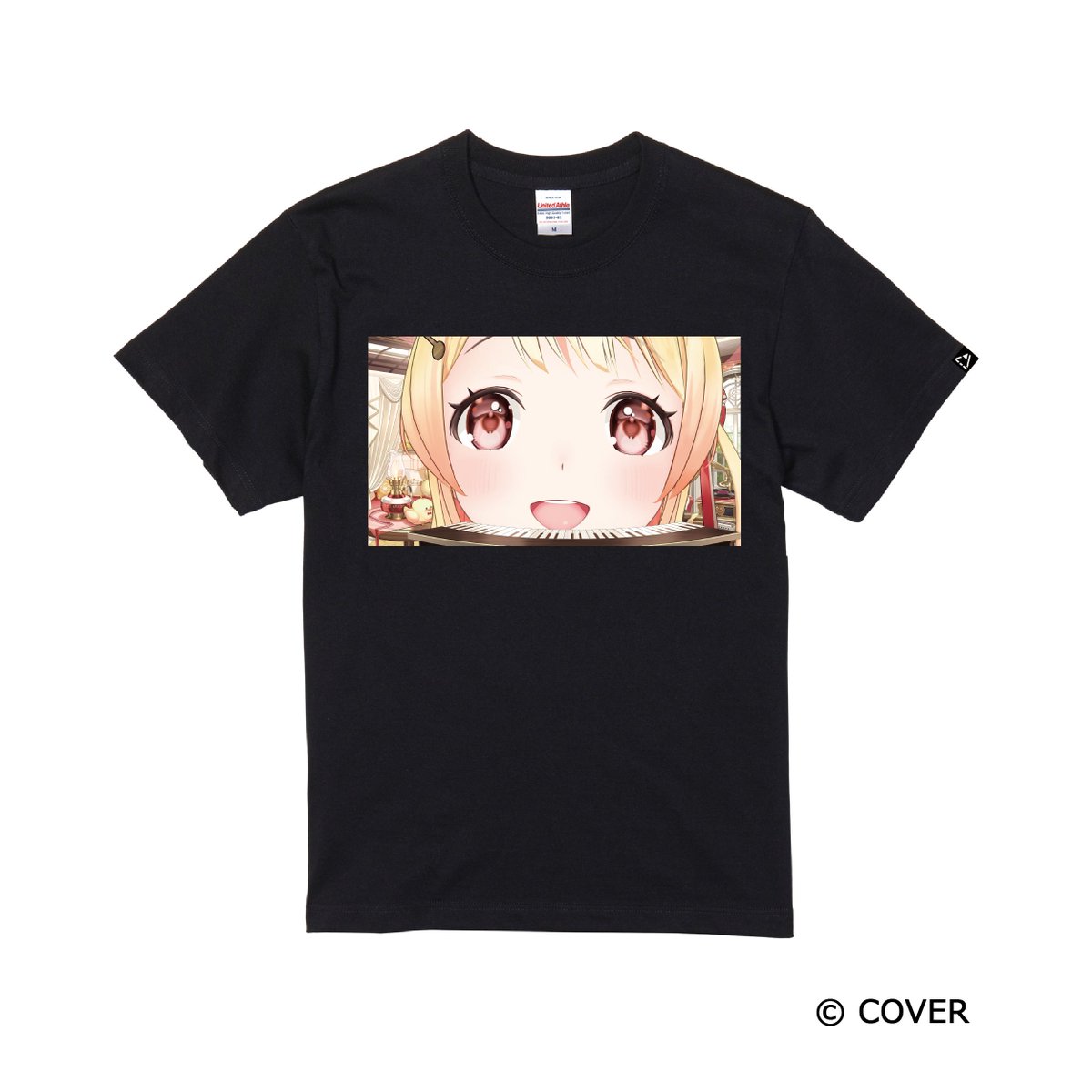 holocommu's tweet photo. 【hololive Splash T-Party Tシャツ紹介！】

はぁ～い　明日は月曜日ですよぉ～
みんな明日も楽しんでいこぉ～～
#夏はホロT https://t.co/PlYeIbLIk7