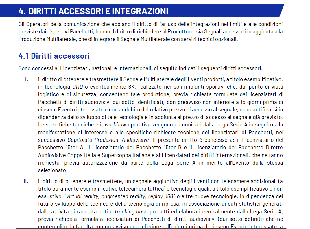 Pierre82447995's tweet photo. Altra porcheria della Serie A-ss by De Siervo

Nel 2024 nel bando veniva specificato che TUTTE le partite erano prodotte in Ultra HD (4K)

Da quest'anno, aggiornamento al 7 agosto 2026, ora saranno prodotte TUTTE in HD 1080 SDR

Per chi vuole il 4K HDR (come Sky), ora deve pagare https://t.co/62P4CCwfeQ
