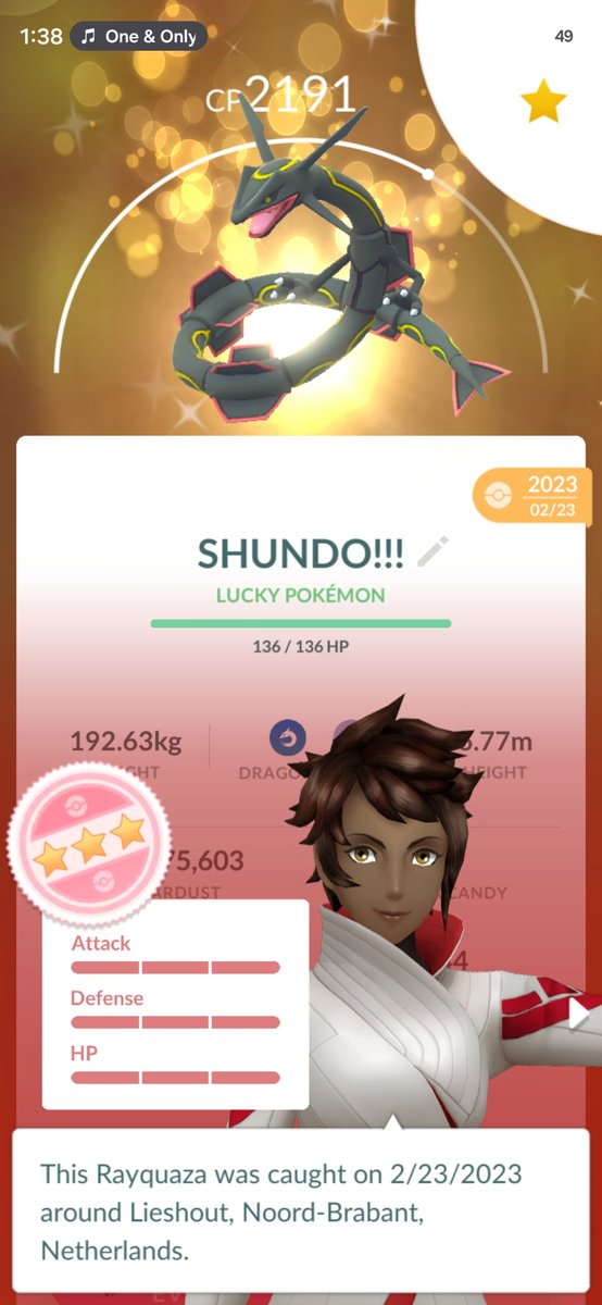 Richja223's tweet photo. Shundo Rayquaza 🐏🐏🎊🥳🥂 thank you @TommyTurkovic https://t.co/BOjh3CS1WP