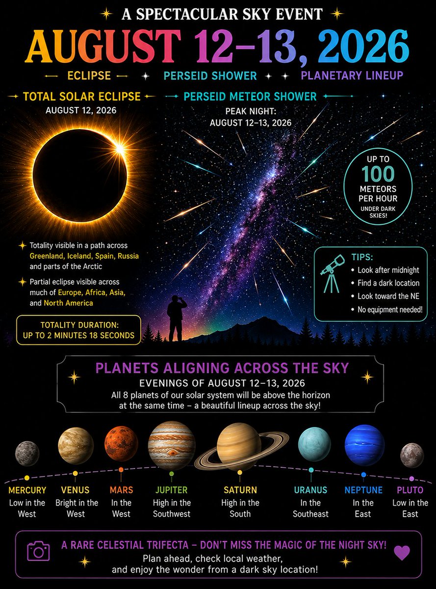 RealEstAnnMarie's tweet photo. Upcoming events in the sky! https://t.co/A6R3EDEBFL