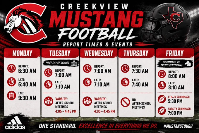 Image from CreekviewFB (@CHS_MustangFB)