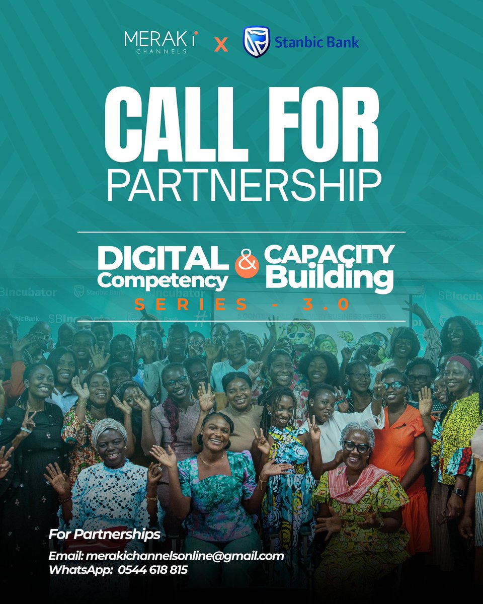 MerakiChannels's tweet photo. We're opening our doors to organizations, corporate institutions, associations, media partners, and brands that believe in empowering women through digital education and business growth.

CONTACT US 
Email: @merakichannelsonline@gmail.com
WhatsApp: +233 544 618 815

#Partnership https://t.co/0MUKFRq5Gp