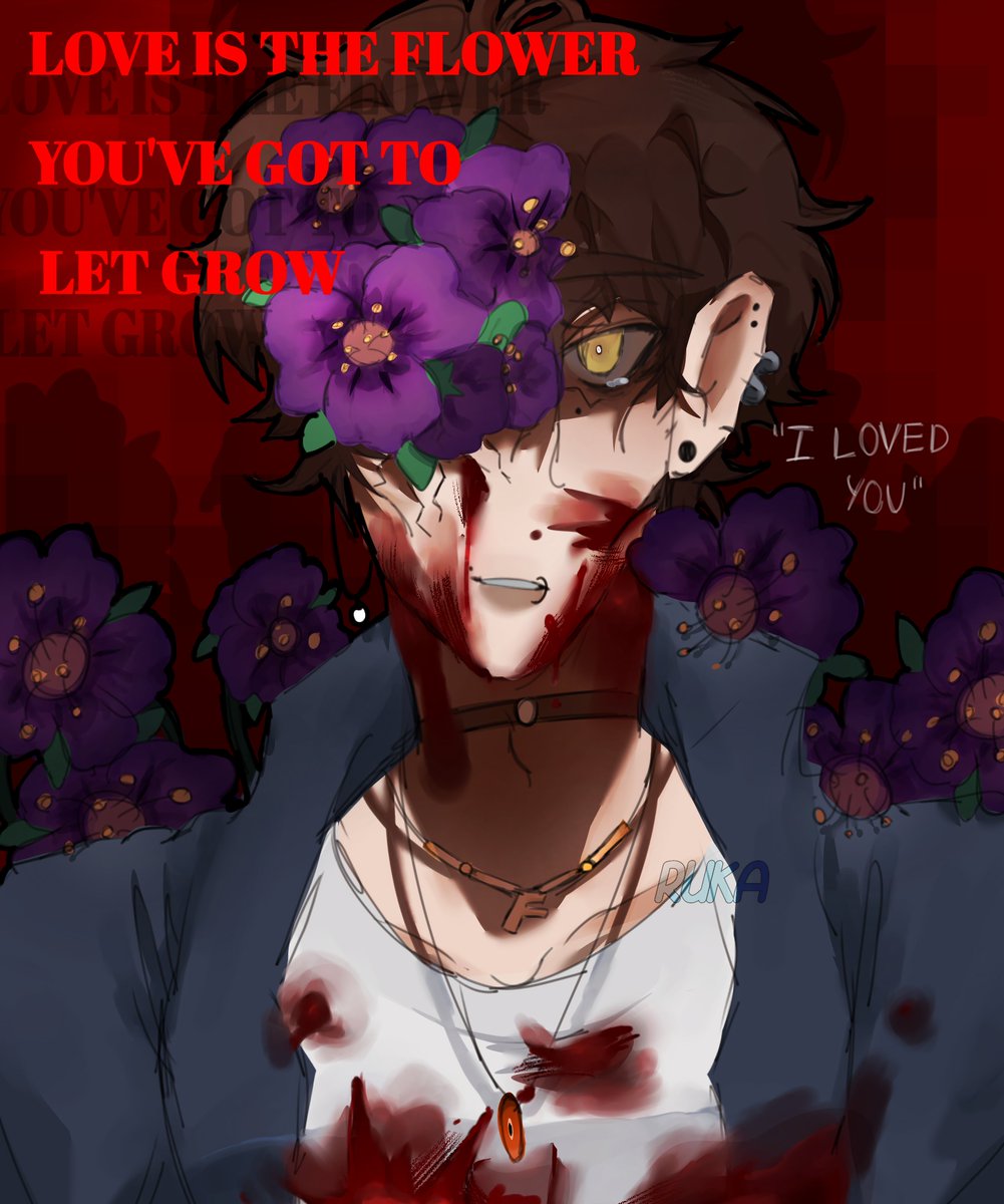 rurr1k0_'s tweet photo. Tw: blood!!
Retweet since I realized the earing and one of the leaves weren't coloured 😭 🥹
#originalchracter #digitalart #blood #art #violets #artmoots https://t.co/EEdqQGUxDe