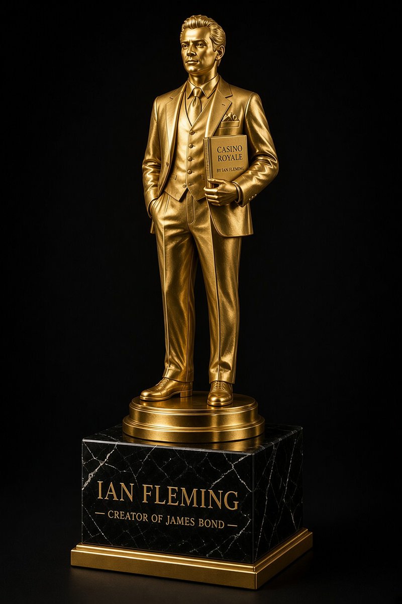 RogerThornh's tweet photo. @DoubleODispatch I'm going to give you an award (if I may be so bold).  We'll call it the Fleming.  For sharing the world of Bond with the world!

And as we know, The World Is Not Enough...

Thx!  :) https://t.co/Q8VN70NYnk