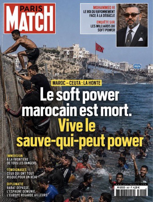 zack2nice's tweet photo. Le Maroc 🇲🇦 a réussi l’exploit de se brouiller simultanément avec ses trois voisins : l’Algérie 🇩🇿, le Sahara occidental 🇪🇭 et l’Espagne 🇪🇸.

Tout ça pour servir les intérêts d’une puissance étrangère 🇮🇱, au prix de l’isolement régional et au détriment du peuple marocain, 141 morts voire plus