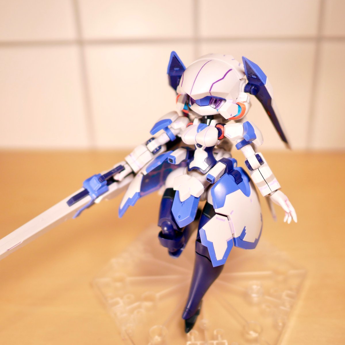 tamahiga8's tweet photo. バスターメイデン完成！
デザインが最高すぎる

透明の目がキュルキュルでかわいい！ https://t.co/ZyYDDsq00I