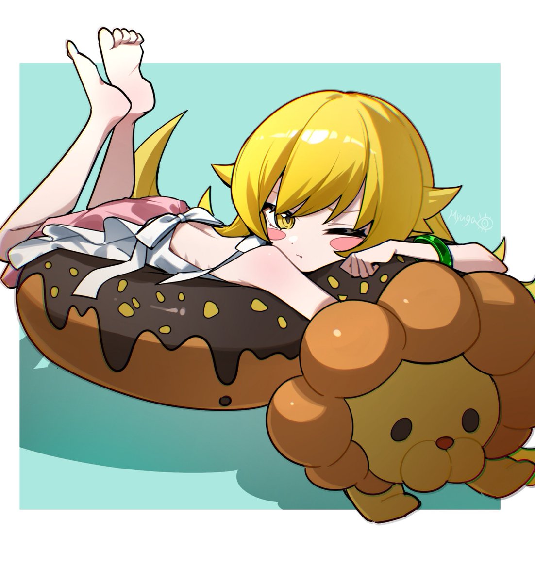 myuga66666's tweet photo. 寝起き忍
#物語シリーズ https://t.co/ny2aCJUopF