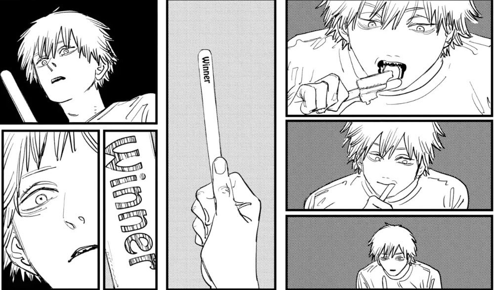 saturdaysundaee's tweet photo. Mentally I’m still here. Because this IS what trauma does. You think you’re good and can handle the world, and next thing you know you’re reading the word “winner” on a popsicle and remembering you won the fight against the person you loved. https://t.co/3qoXktPyDf