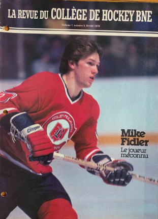 hockey_vintage's tweet photo. #WaybackWednesday Happy 70th birthday Mike Fidler! Here's Mike during his time with the Cleveland Barons on the cover of La Revue Du College De Hockey BNE Magazine (1978) https://t.co/Jpnafd5byc