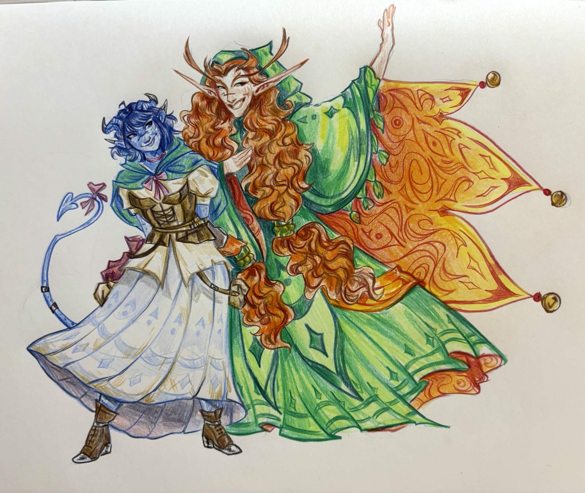 Graakky's tweet photo. THE TRAVELLER PREVAILS 
#criticalrole #themightynein #Jesterlavorre https://t.co/P3NfyymPPR