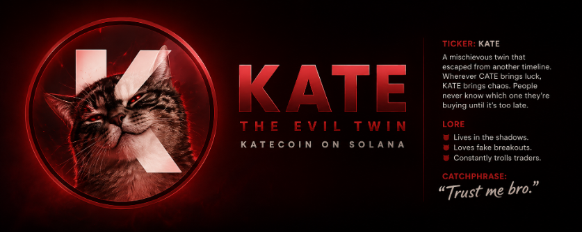 katecoinonsol's tweet photo. Don't ask why...

Just drop your $SOL wallet address. 🪂

🎁 Every wallet gets 200,000 $KATE

⚡ First 300 wallets only.

🔔 Follow 

🔁 Like &amp; RT the pinned post https://t.co/g94Kpji8L8