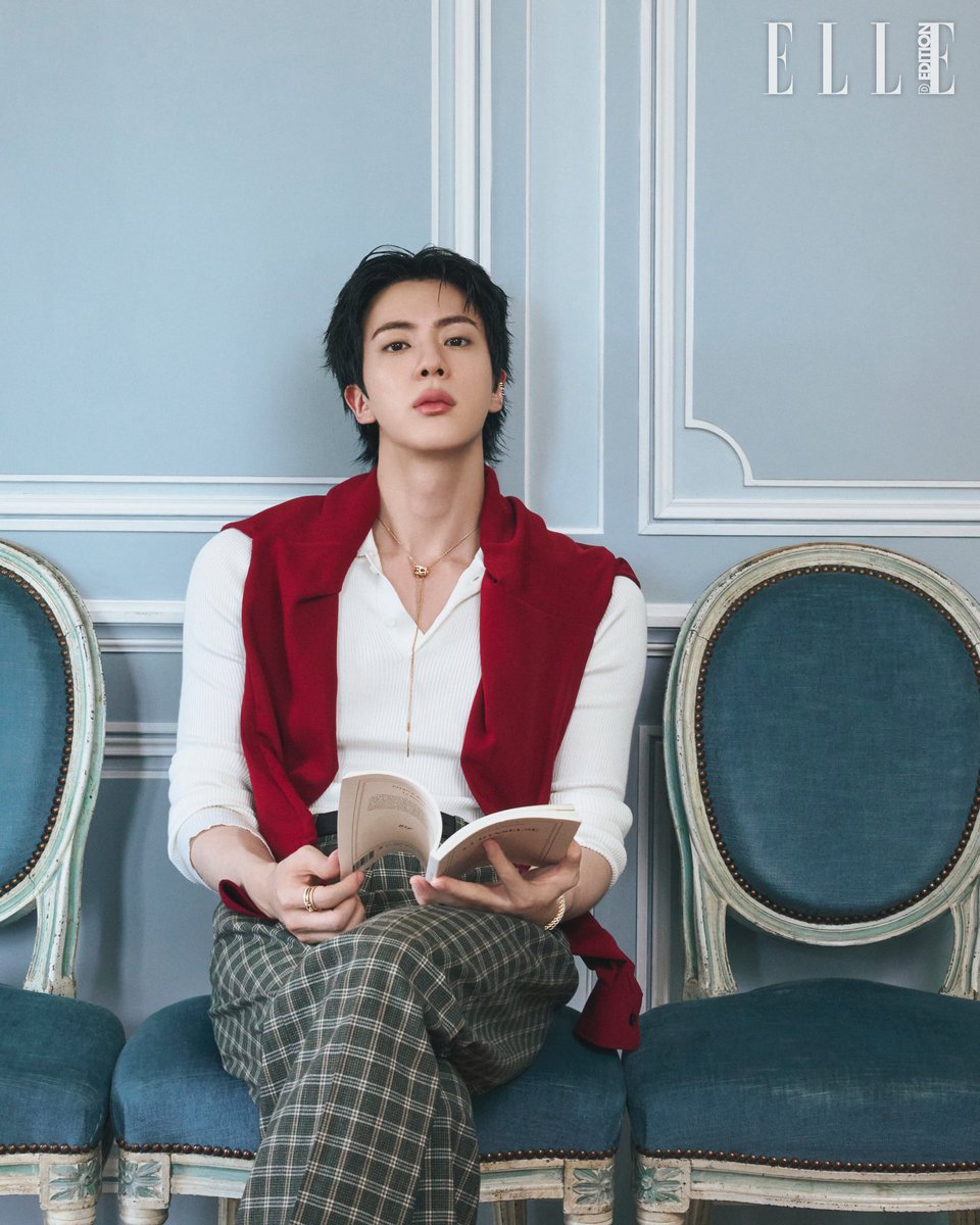 PopPlanet_'s tweet photo. BTS’ Jin Reunites With ELLE Korea in Paris for the August 2026 Digital Edition.

@bts_bighit #진 #JIN https://t.co/ttOQXepdDV