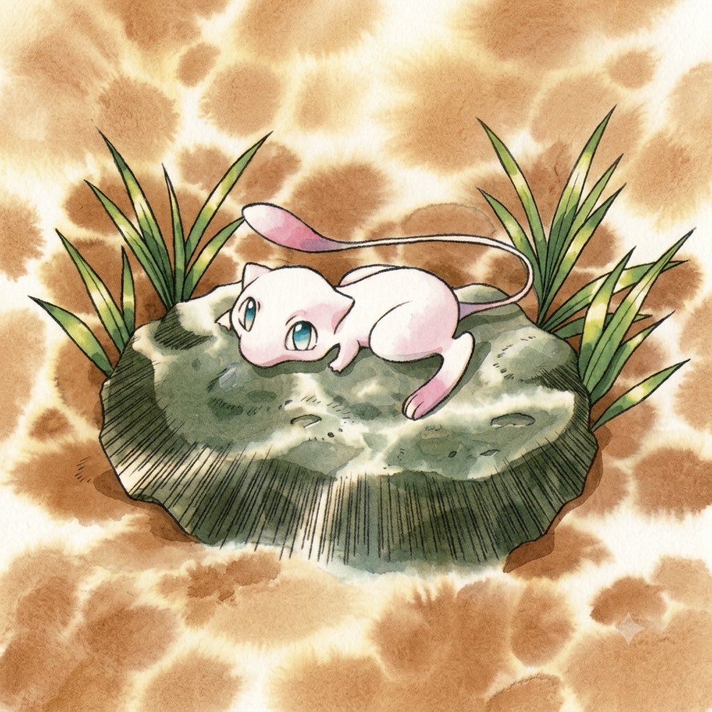 pokemonillus's tweet photo. Mew https://t.co/qimEuOTuqi