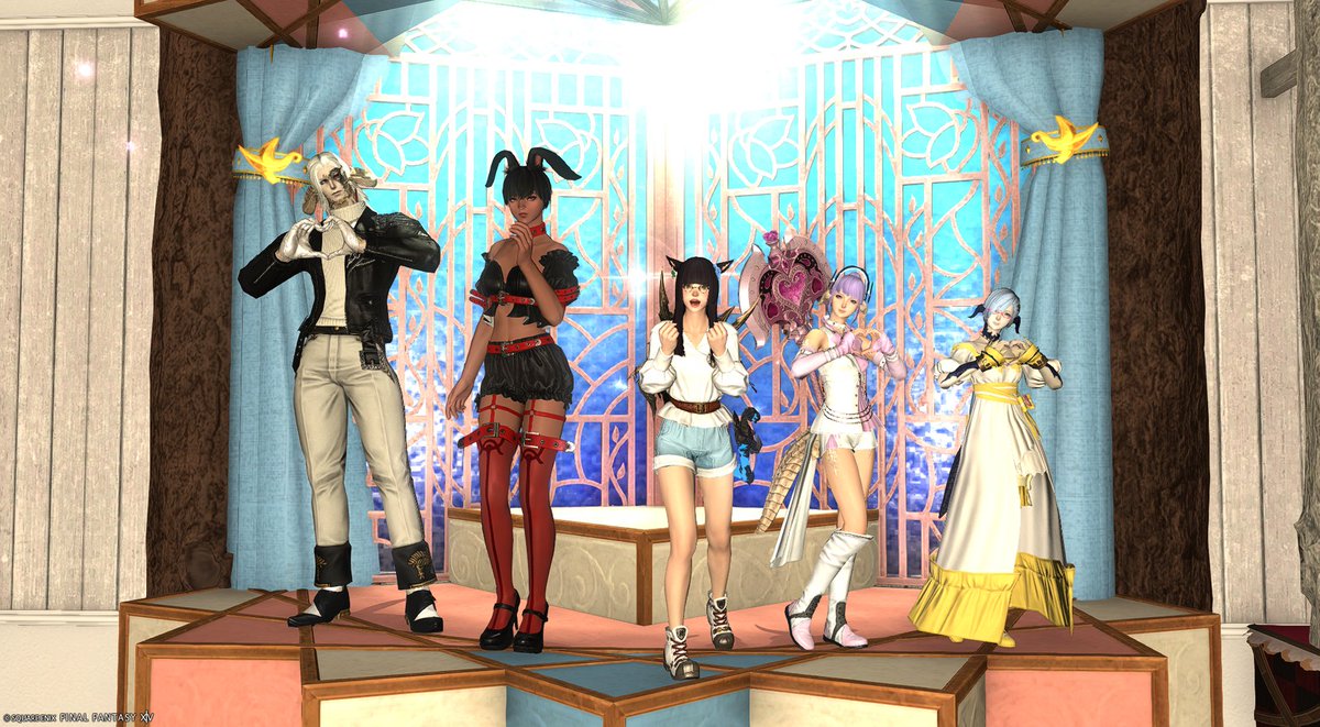 michael_ff14fra's tweet photo. ＃フェアリールームA
昨晩は3ショット回！
①お呼びしたのはまりあさん👏アビュッソス装備炎のエフェクトが派手でカッコいいんですよね…！
②③初見案内でご一緒させて頂いたココさんとまおさん、るりちゃんとえぁまりさん！おしゃべりとても楽しかったです('◇')ゞまたぜひ遊びに来てくださいねー！ https://t.co/eYCD1NfKpR