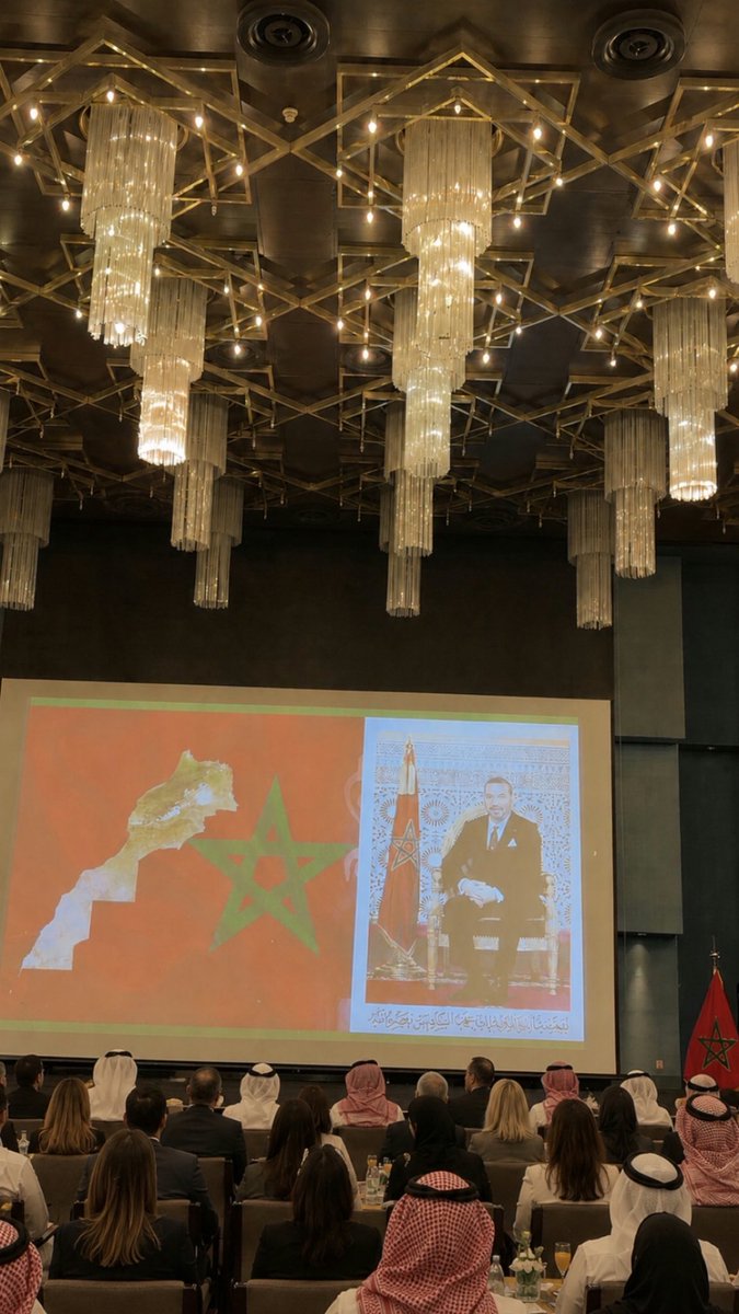 qu_saud50's tweet photo. С больши�� удовольствием посетила торжественный приём по случаю 27-й годовщины восшествия Его Величества Короля Мухаммеда VI на престол Королевства Марокко. 🇲🇦 https://t.co/r0q8prQeq6