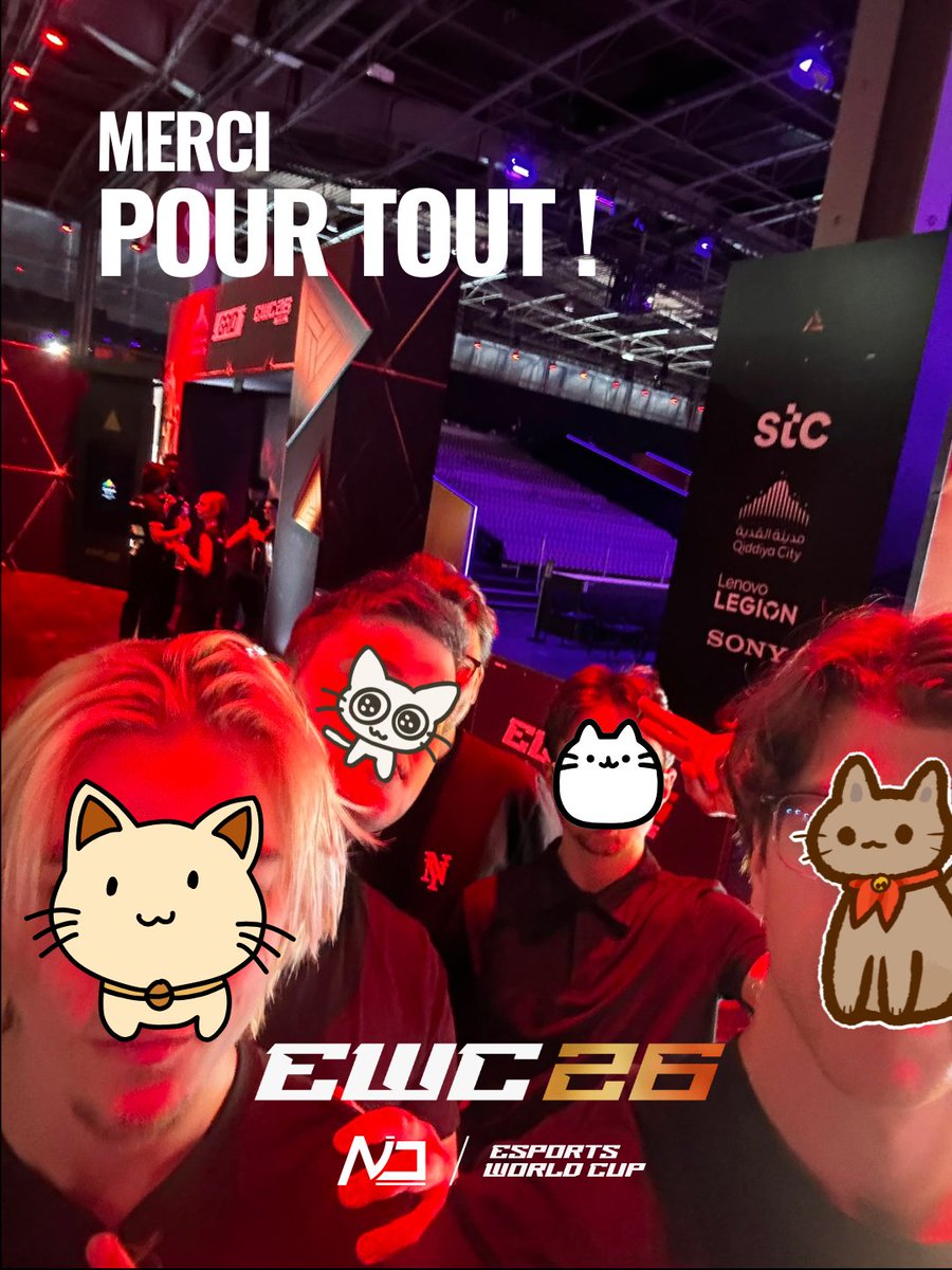 NIO_Esports's tweet photo. Merci @EWC_EN pour ces qualifiers CS2 incroyables ! 

Quoi qu'on en pense, cela reste pour nous, structure amatrice suisse, une opportunité rare et immense de prendre de l'expérience et de jouer contre des équipes du top mondial.

​Rendez-vous l'an prochain pour la victoire ! 🫡 https://t.co/qQsy5eWnpr