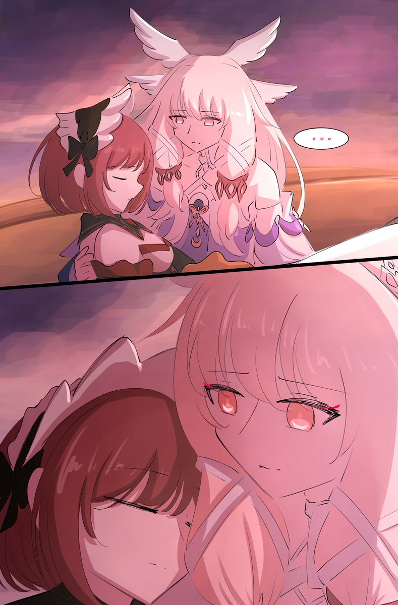 HoshirouShiyori's tweet photo. Day 7: Free Day/Crossover 
//genshin spoilers -> luna archon quest
(2/5)
#prsk_FA #mzenweek2026 https://t.co/ILygXsNzzM